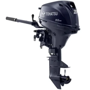 Tohatsu 20CV 4T arbre long démarrage électrique barre franche — 4 temps